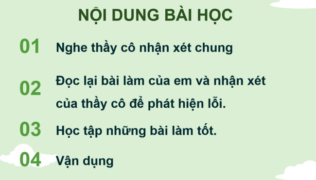 PowerPoint Tiếng Việt 4 Bài 11: Trả bài văn kể lại một câu chuyện