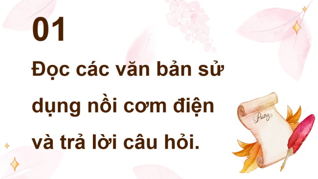 PowerPoint Tiếng Việt 4 Bài 7: Tìm hiểu cách viết hướng dẫn sử dụng một sản phẩm