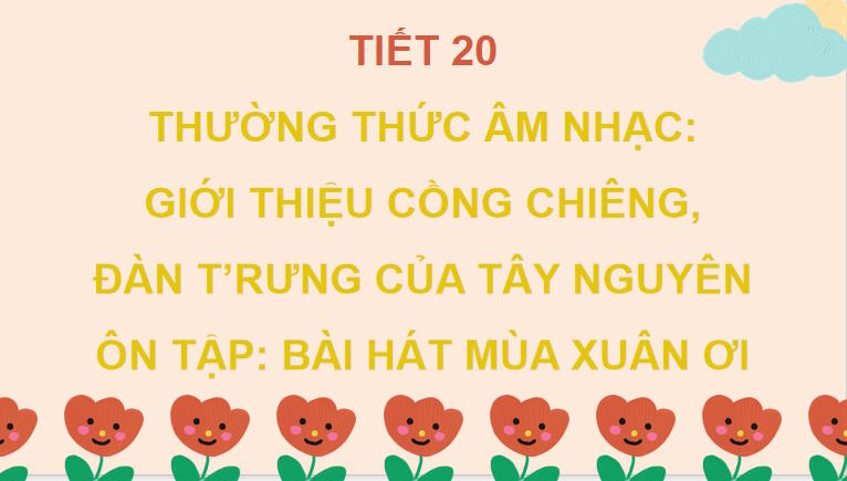 Giáo án PowerPoint Âm nhạc 7 Tiết 20