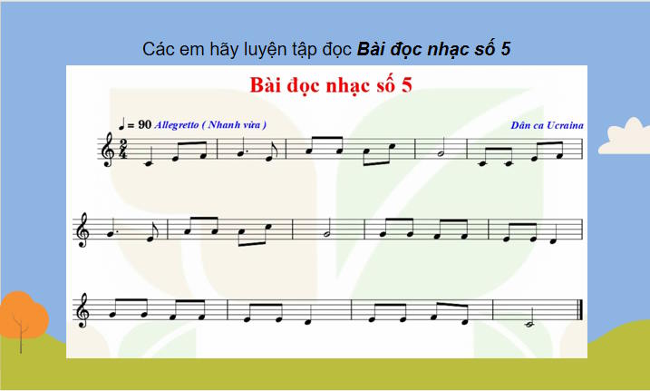 Giáo án PowerPoint Âm nhạc 7 Tiết 31