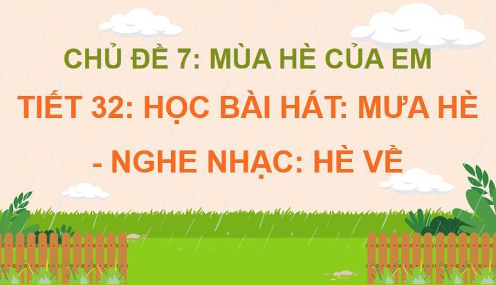 Giáo án PowerPoint Âm nhạc 7 Tiết 32