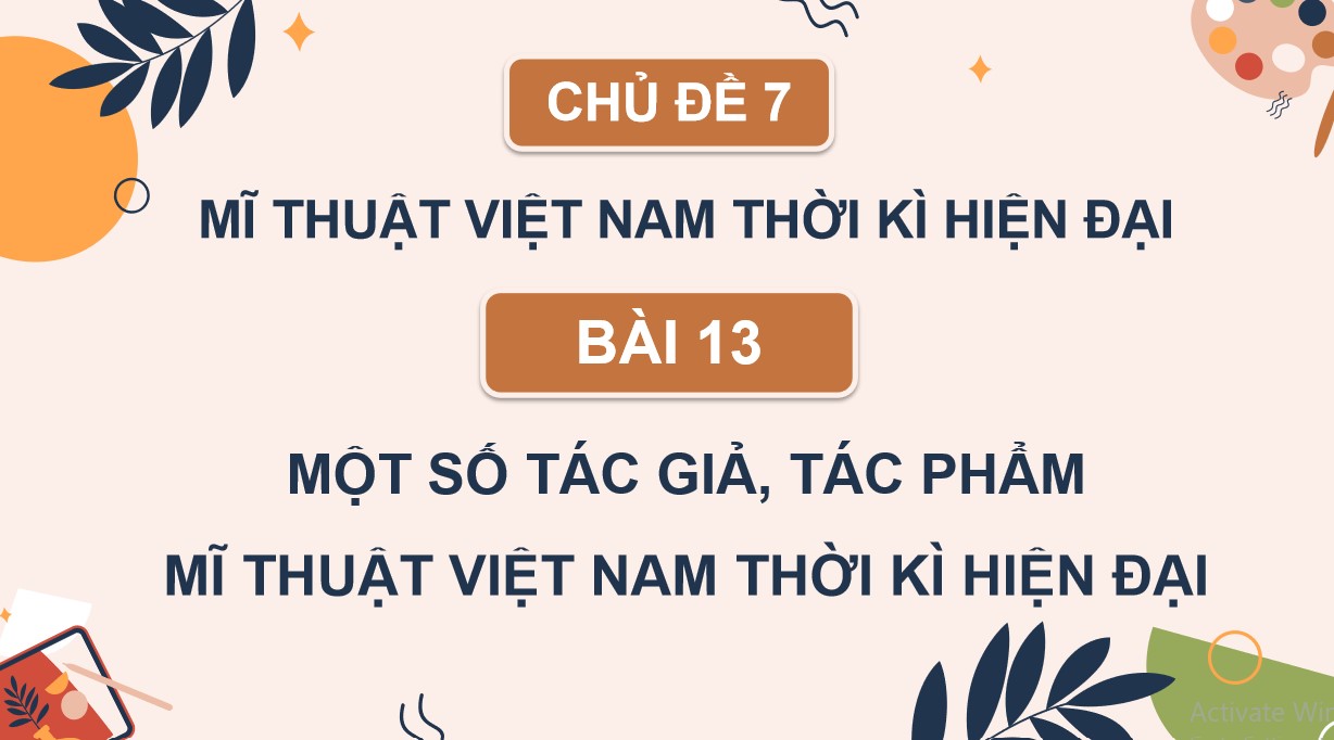 PowerPoint Mĩ thuật 8 Kết nối tri thức Bài 13