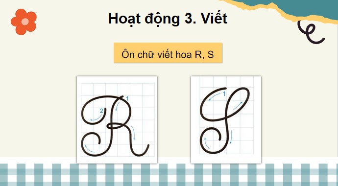 tieng viet 3 bai 10 on chu hoa r s 8*526357