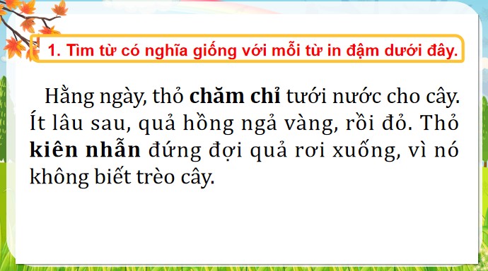 tieng viet 3 bai 10 tu cung nghia dau gach ngang 5*526370