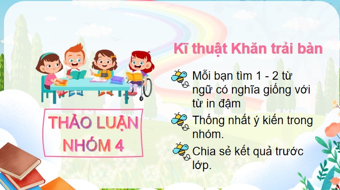 tieng viet 3 bai 10 tu cung nghia dau gach ngang 6*526373