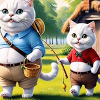 PowerPoint Tiếng Việt 3 Bài 13: Mèo đi câu cá tích hợp AI