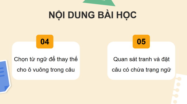 PowerPoint Tiếng Việt 4 Bài 15: Trạng ngữ chỉ nguyên nhân, mục đích