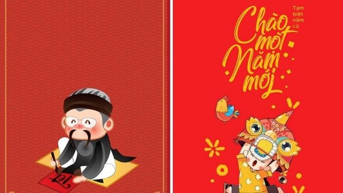 Ảnh tết chibi 2026 Bính Ngọ