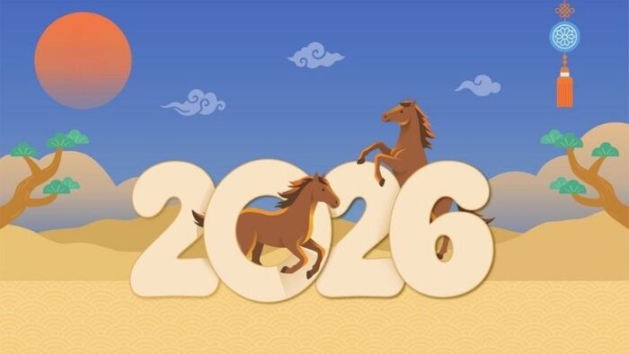 Hình nền Tết chibi 3D