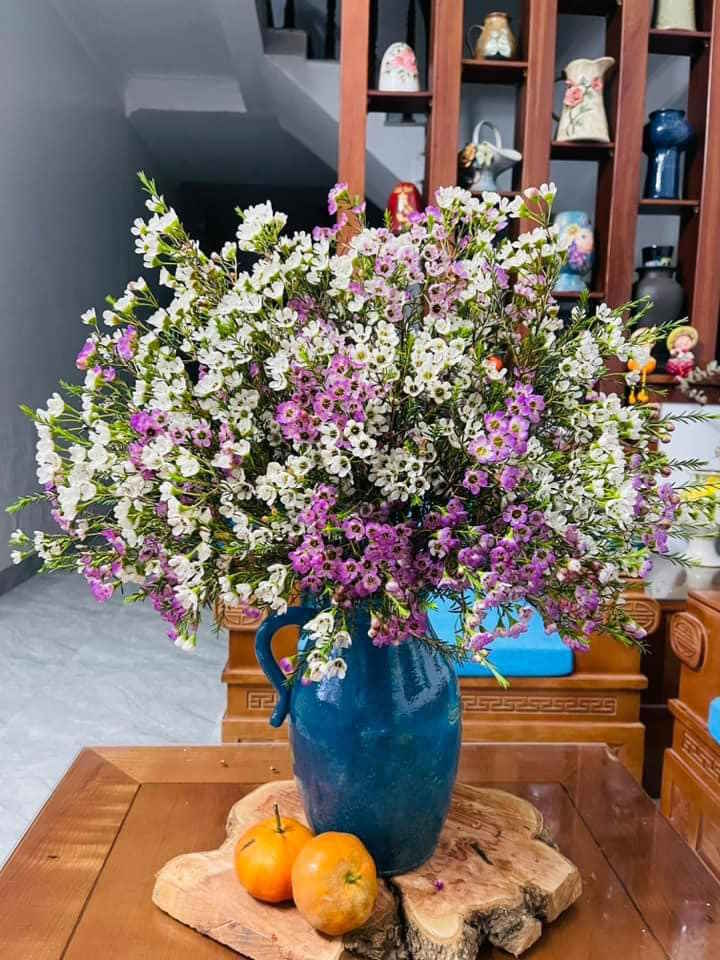 Cắm hoa thanh liễu bình cao