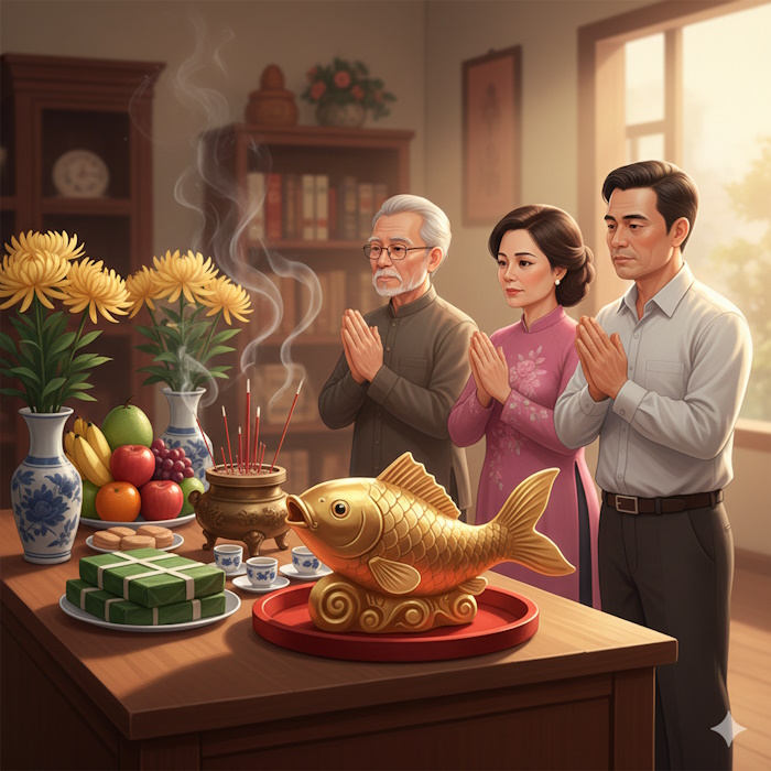 Bài khấn ông Công ông Táo năm 2026