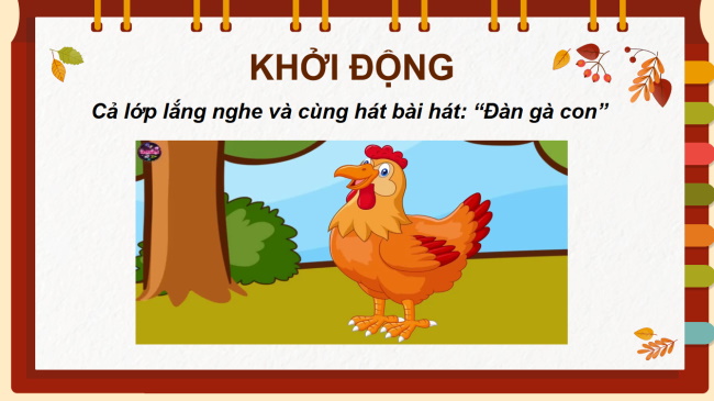 PowerPoint Tiếng Việt 2 Bài 19: Đàn gà mới nở