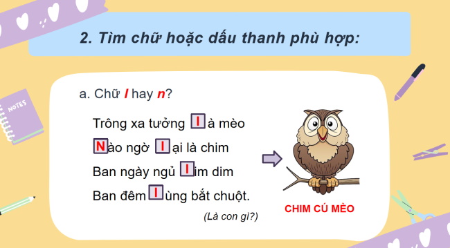 PowerPoint Tiếng Việt 2 Bài 19: Nghe - viết Mèo con, Chữ hoa P