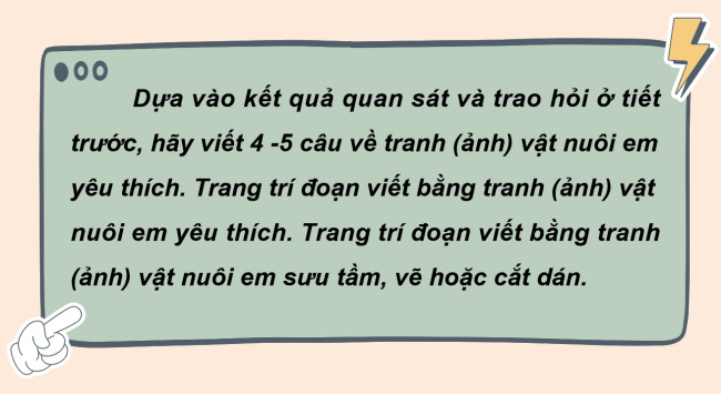 PowerPoint Tiếng Việt 2 Bài 19: Viết về tranh ảnh vật nuôi