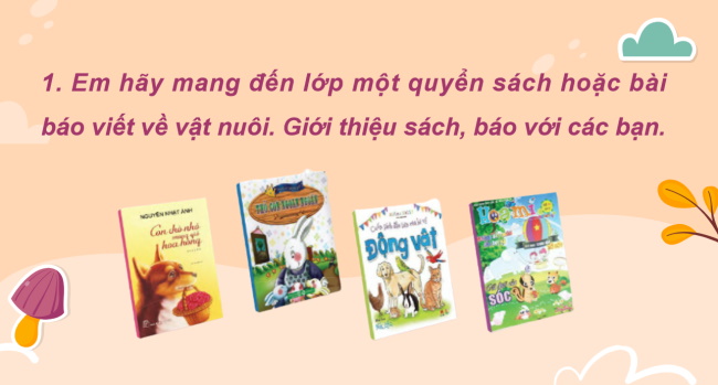 PowerPoint Tiếng Việt 2 Bài 19: Đọc sách báo viết về vật nuôi