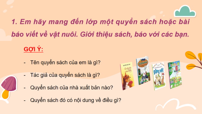 PowerPoint Tiếng Việt 2 Bài 19: Đọc sách báo viết về vật nuôi