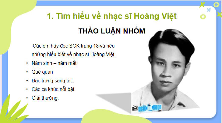 Giáo án Âm nhạc 7 Tiết 7: Thường thức âm nhạc: Nhạc sĩ Hoàng Việt và ca khúc Nhạc rừng. Ôn bài hát - Vì cuộc sống tươi đẹp
