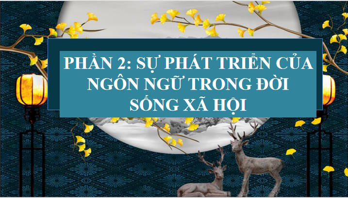 Sự phát triển của ngôn ngữ trong đời sống xã hội