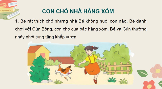 PowerPoint Tiếng Việt 2 Bài 20: Con chó nhà hàng xóm