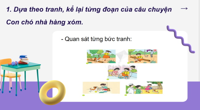 PowerPoint Tiếng Việt 2 Bài 20: Kể chuyện đã học Con chó nhà hàng xóm