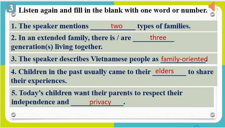 Tiếng Anh 9 Unit 6: Skills 2