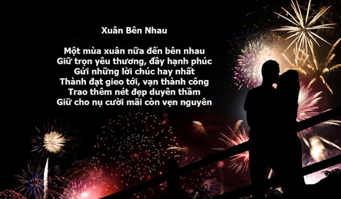 Lời chúc giao thừa người yêu sắp cưới