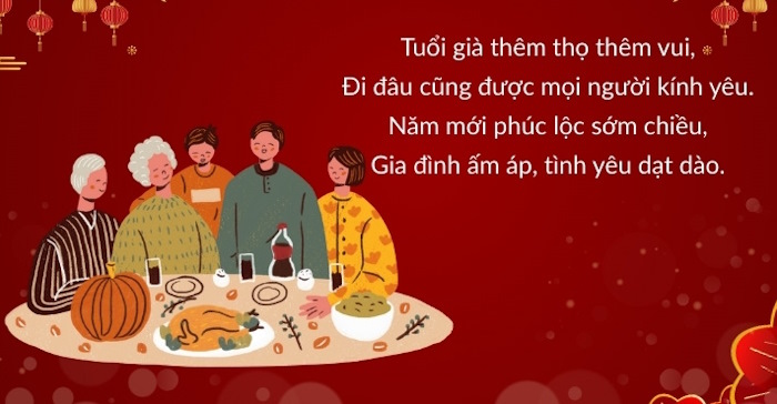 Lời chúc Tết người lớn