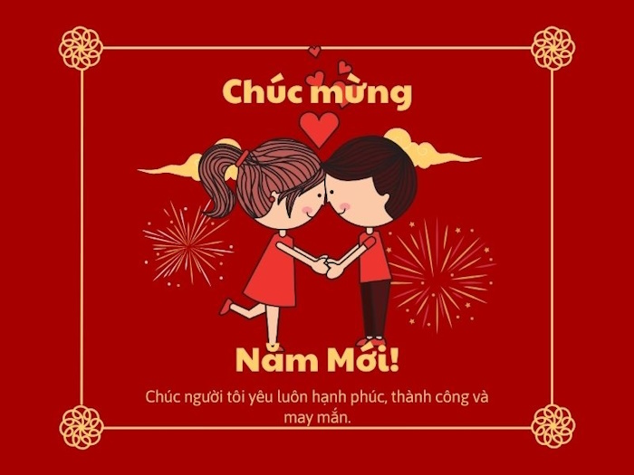 Lời chúc Tết Nguyên Đán cho người yêu