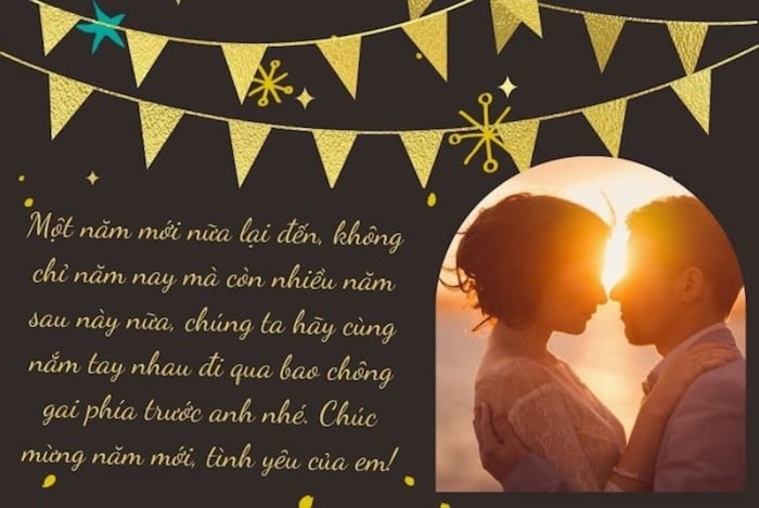Lời chúc Tết vợ, người yêu