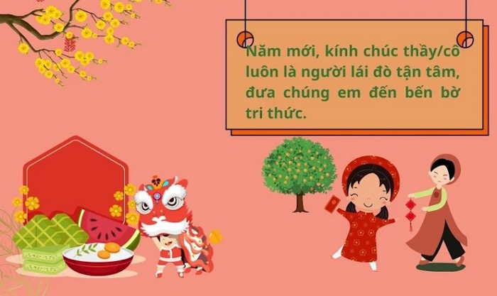 Những câu chúc Tết thầy cô