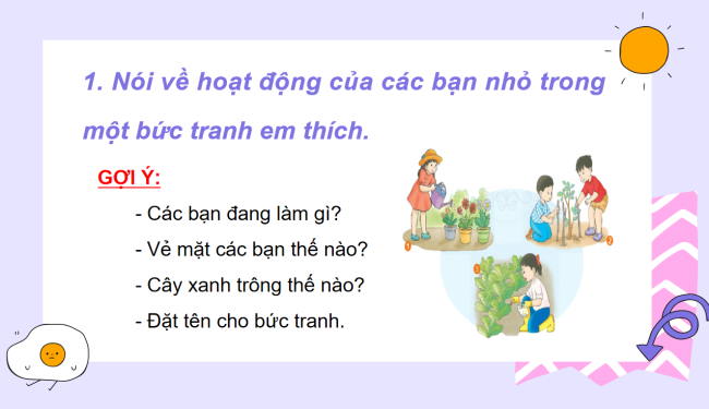 PowerPoint Tiếng Việt 2 Bài 22: Viết về hoạt động chăm sóc cây xanh