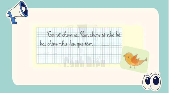 PowerPoint Tiếng Việt 2 Bài 23: Viết về đồ chơi hình một loài chim