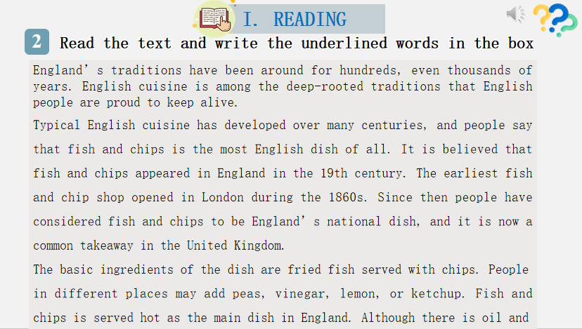 Giáo án Tiếng Anh 9 Unit 4 Skills 1