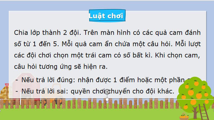 Trò chơi khởi động Ngữ văn 7: Thực hành tiếng Việt trang 24
