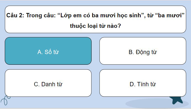Trò chơi khởi động Ngữ văn 7: Thực hành tiếng Việt trang 64