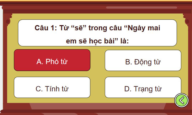 Trò chơi khởi động Ngữ văn 7: Thực hành tiếng Việt trang 72