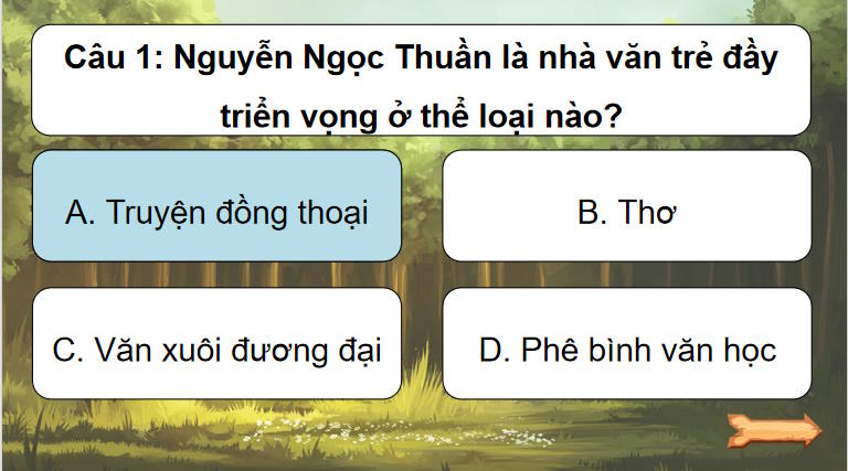 Trò chơi khởi động Ngữ văn 7: Vừa nhắm mắt vừa mở cửa sổ
