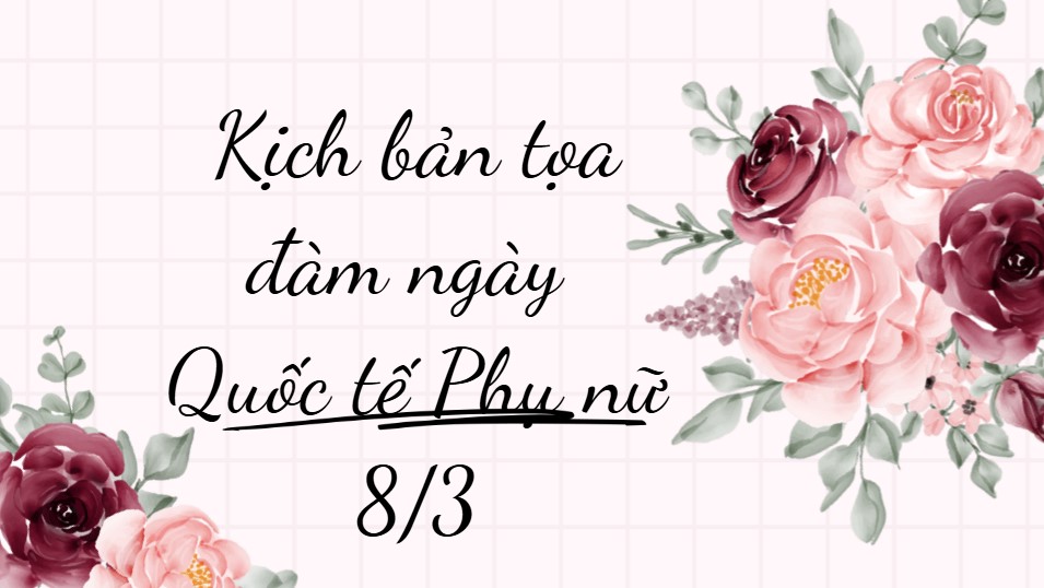 Chương trình tọa đàm ngày 8 tháng 3