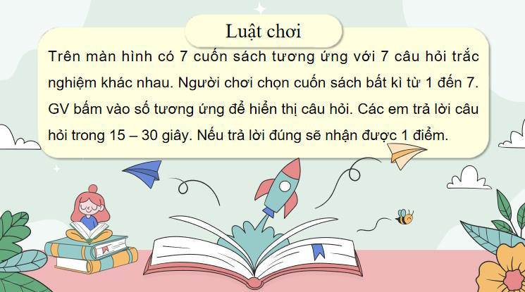 Trò chơi khởi động Ngữ văn 7: Thực hành tiếng Việt trang 10