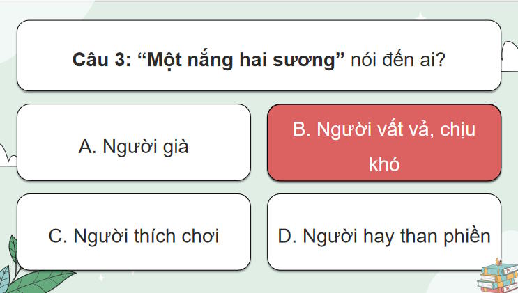 Trò chơi khởi động Ngữ văn 7: Thực hành tiếng Việt trang 10