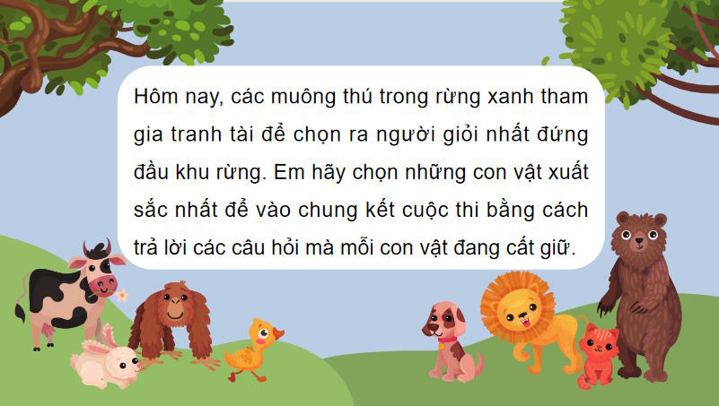 Trò chơi khởi động Ngữ văn 7: Thực hành tiếng Việt trang 13
