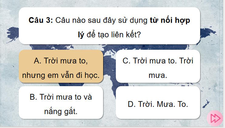 Trò chơi khởi động Ngữ văn 7: Thực hành tiếng Việt trang 34