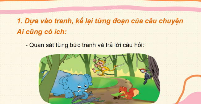 PowerPoint Tiếng Việt 2 Bài 26: Kể chuyện đã học Ai cũng có ích