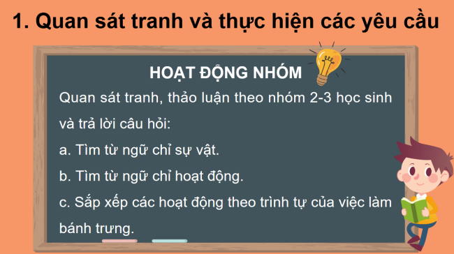 PowerPoint Tiếng Việt 2 Bài 4: Mở rộng vốn từ về ngày Tết. Dấu chấm, dấu chấm hỏi