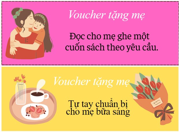 Voucher tặng mẹ