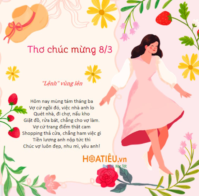 Thơ 8/3 tặng vợ