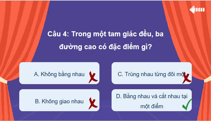 Toán 7: Sự đồng quy của ba đường trung trực ba đường cao trong một tam giác 
