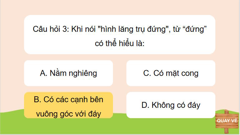 Toán 7: Hình lăng trụ đứng tam giác và hình lăng trụ đứng tứ giác 