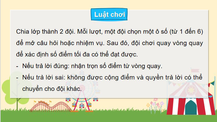 Toán 7: Vòng quay may mắn 