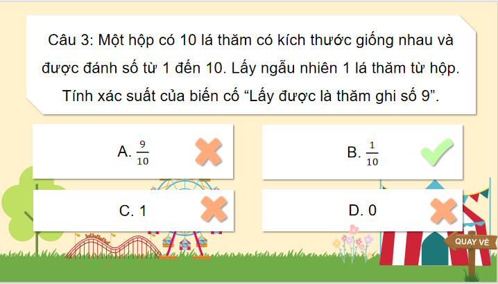 Toán 7: Vòng quay may mắn 